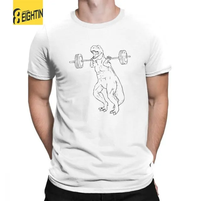 100% Cotton Arm Day For Days Dinosaur T-Shirt