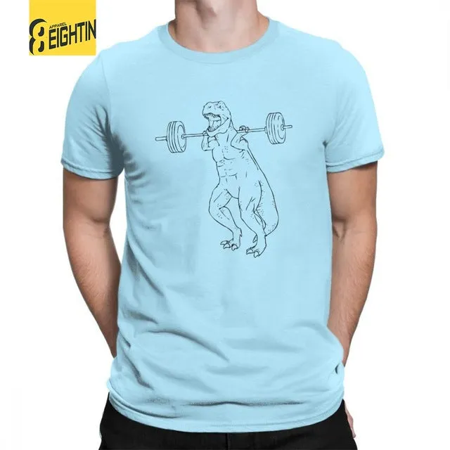 100% Cotton Arm Day For Days Dinosaur T-Shirt