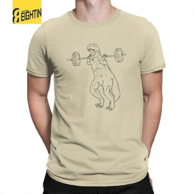 100% Cotton Arm Day For Days Dinosaur T-Shirt