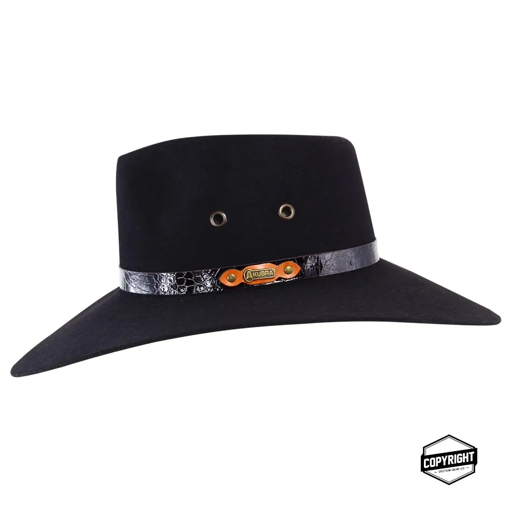 Akubra Territory Hat - Black