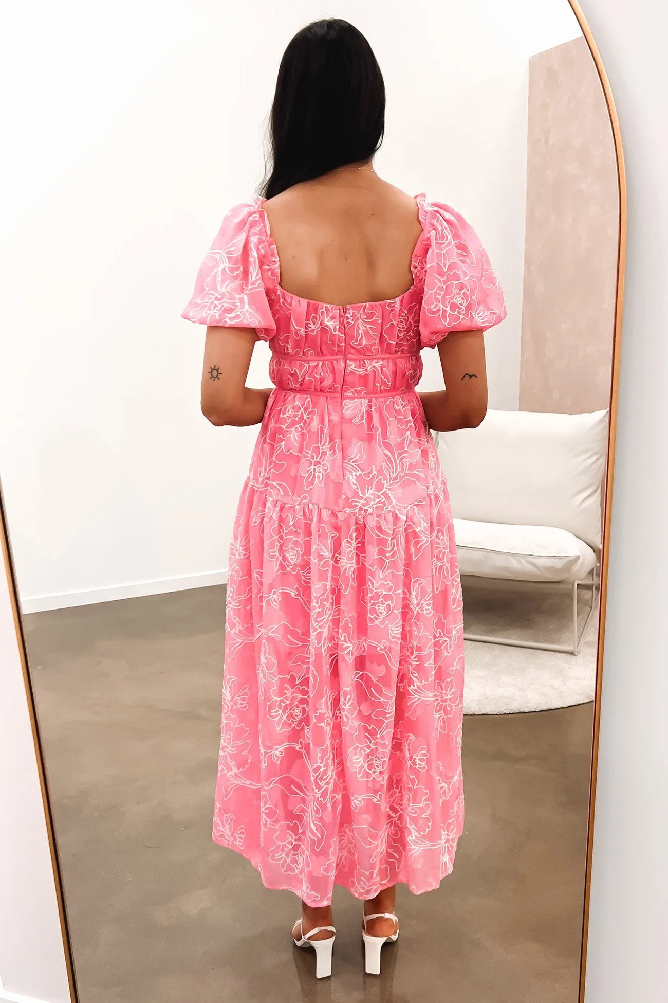 Alizah Maxi Dress Pink