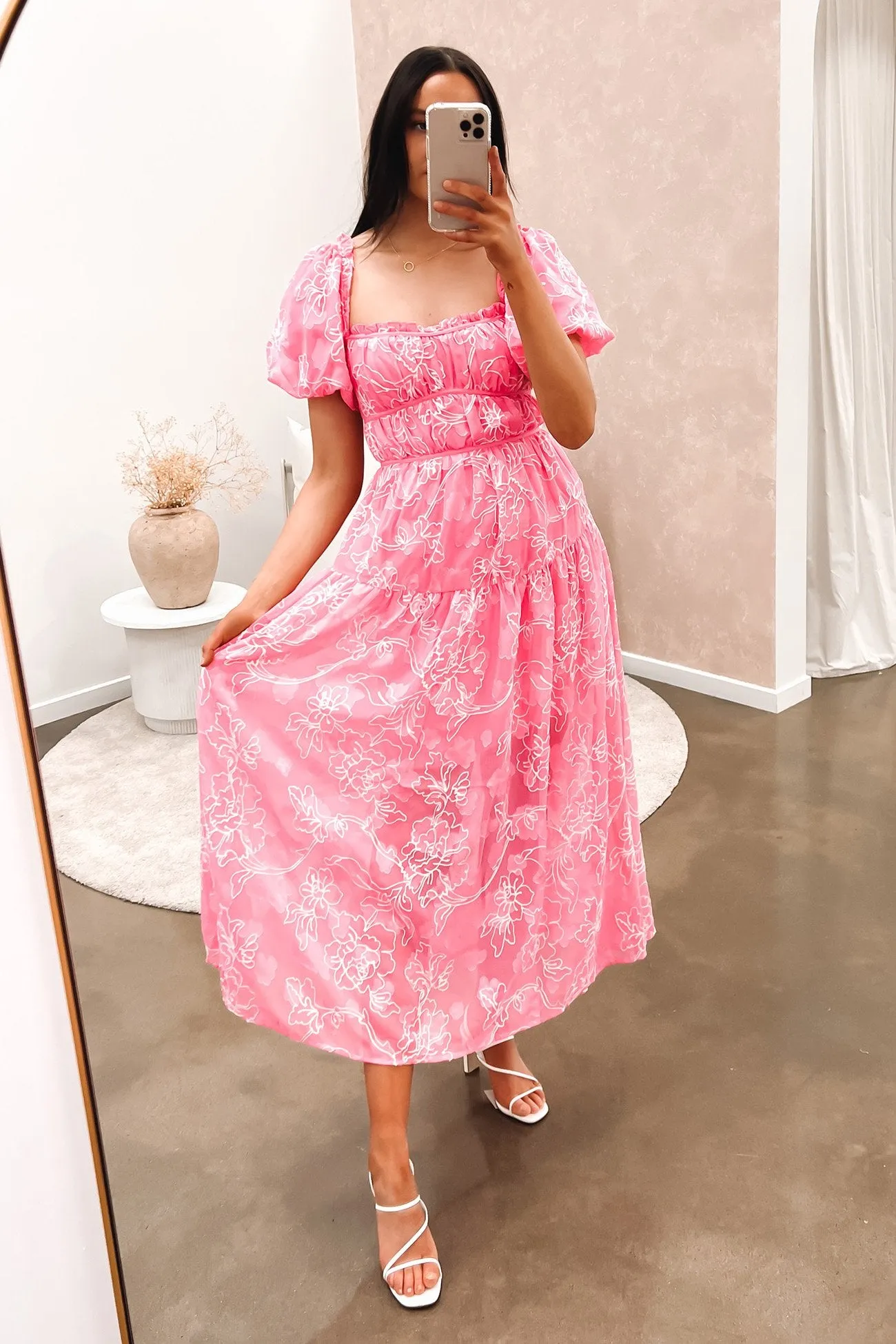 Alizah Maxi Dress Pink