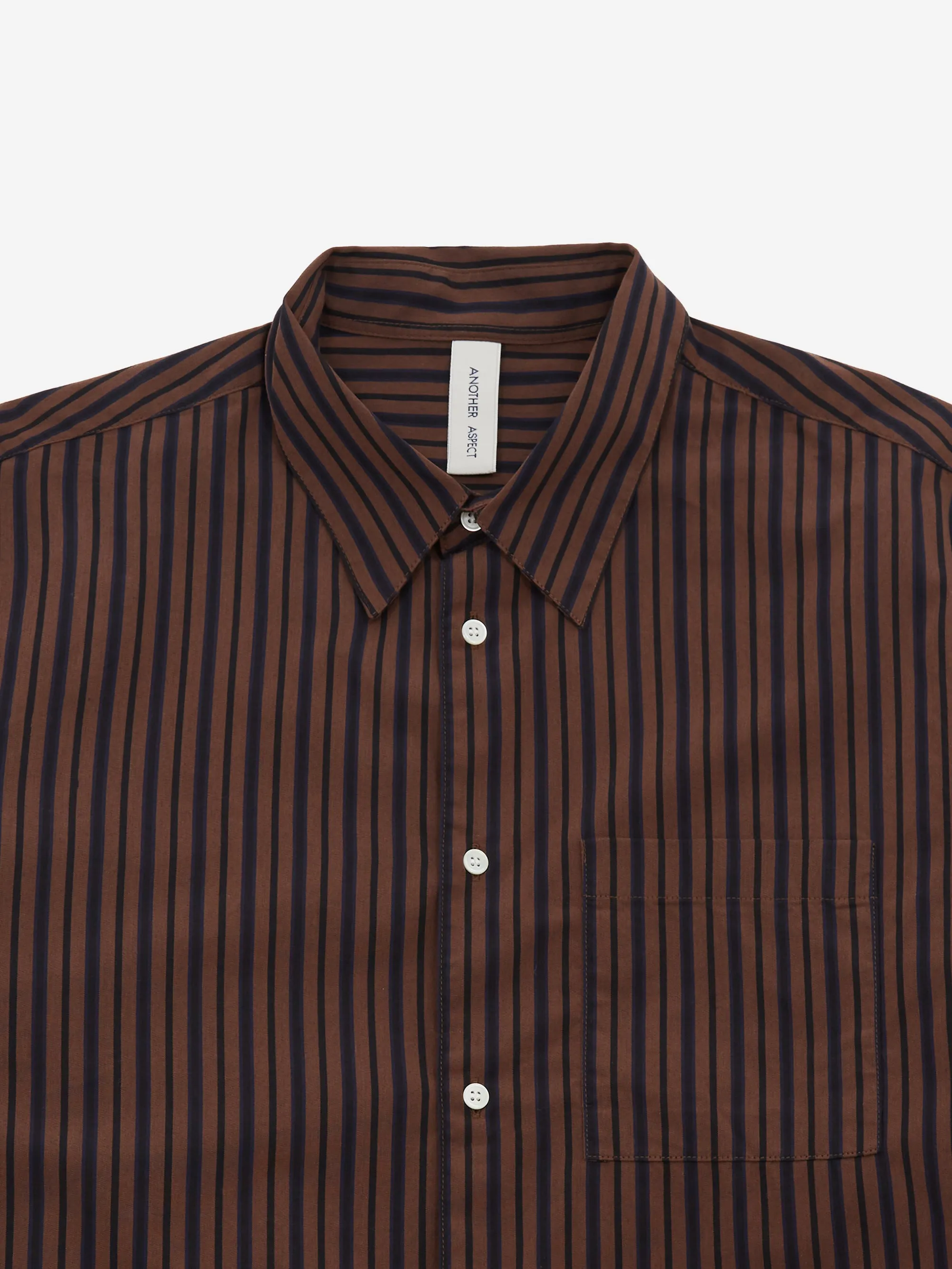 ANOTHER ASPECT ANOTHER Shirt 3.0 - Brown/Black Stripe