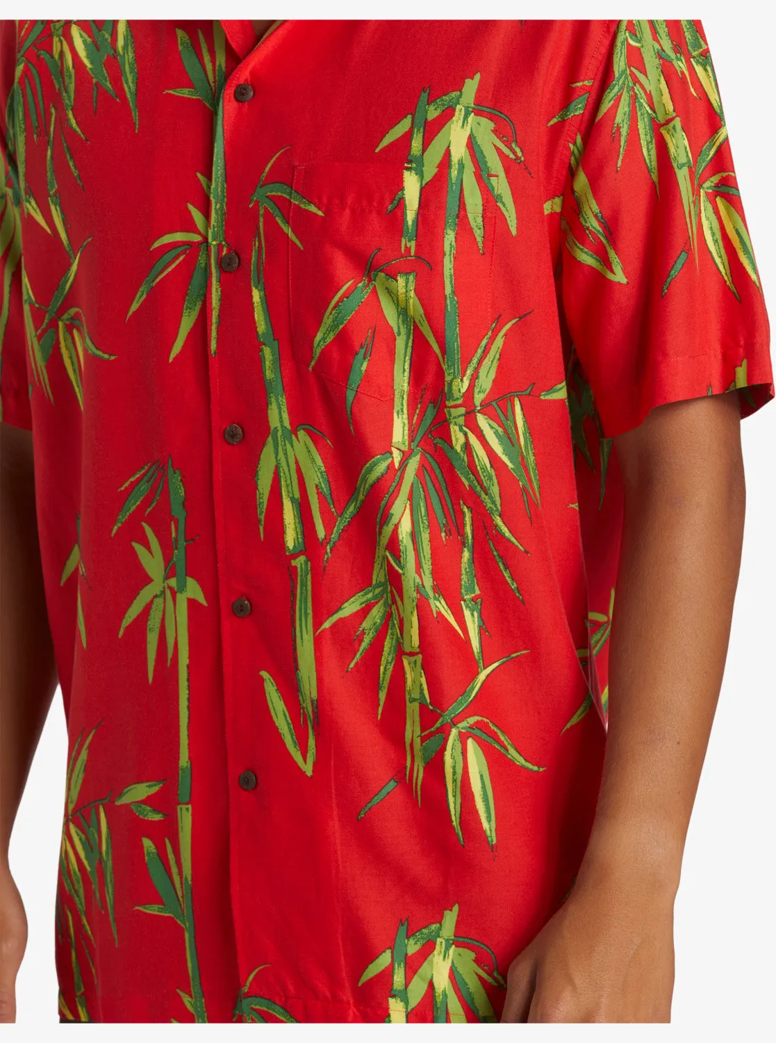 Bamboo DNA Island Short Sleeve Woven Shirt - Salsa DNA Aop Better Ss