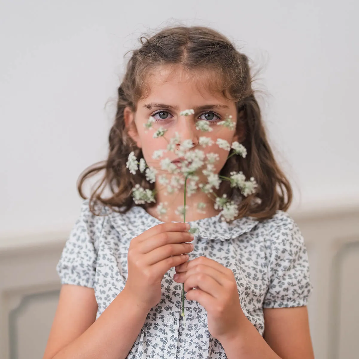 Bea Blouse in Porcelain Floral by Little Cotton Clothes