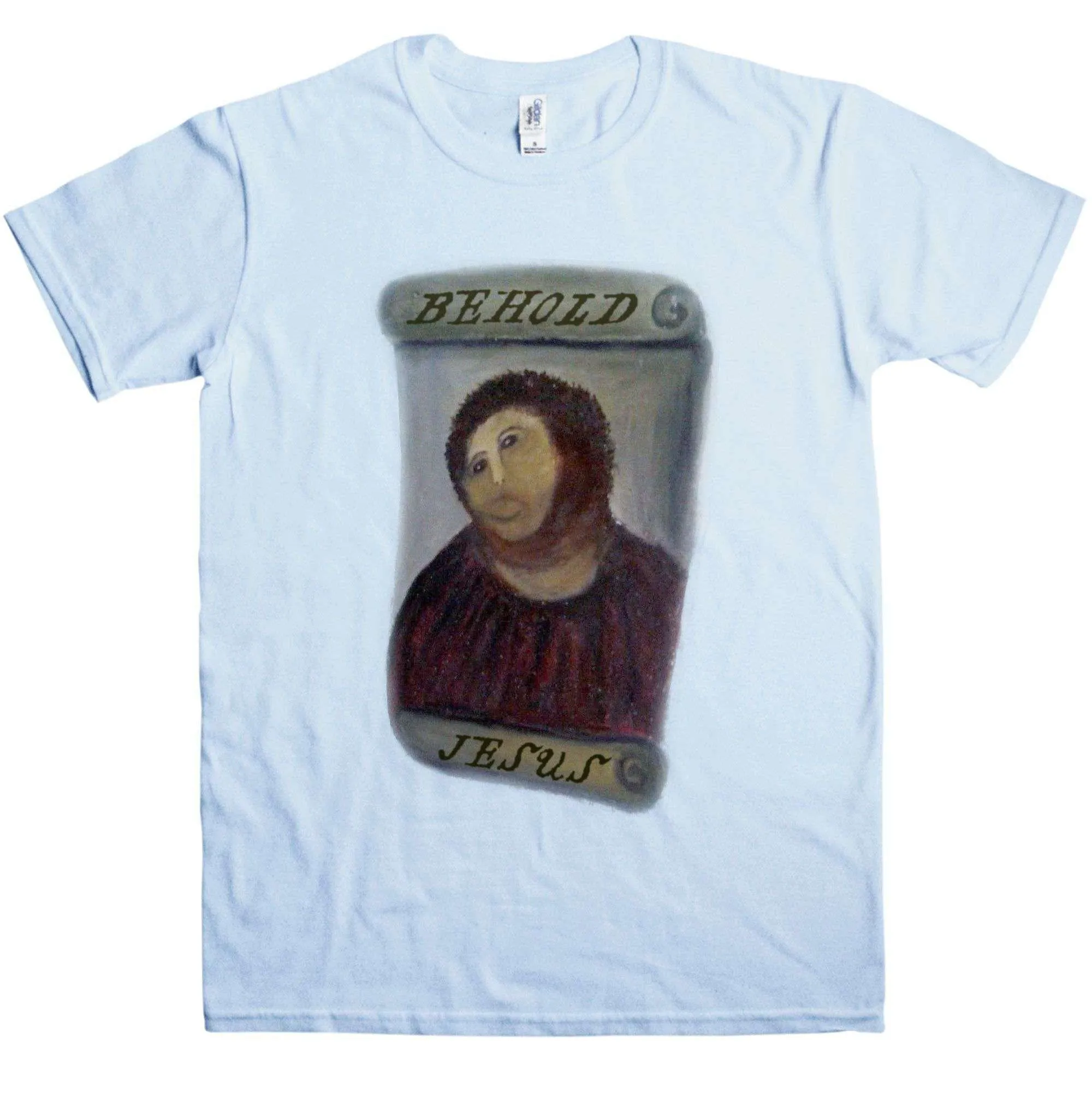 Behold Jesus Fresco Ecce Homo Restoration T-Shirt