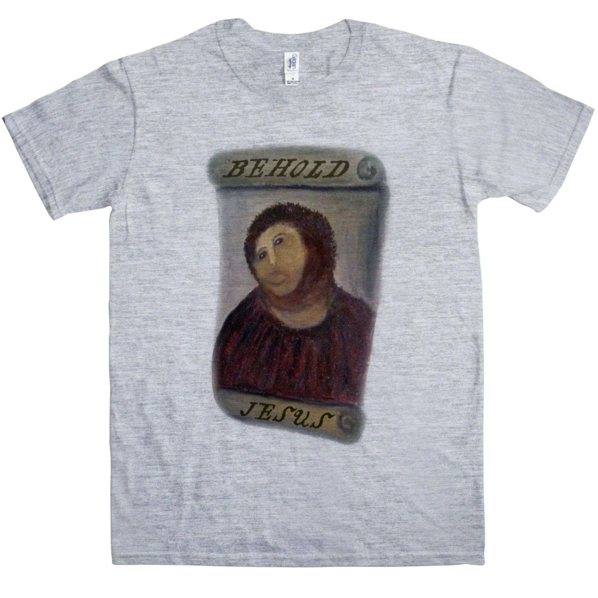 Behold Jesus Fresco Ecce Homo Restoration T-Shirt