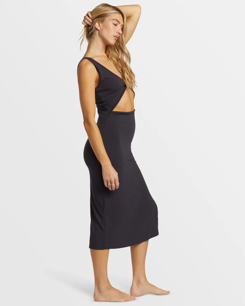 Billabong Take A Look Dress-Black Sands