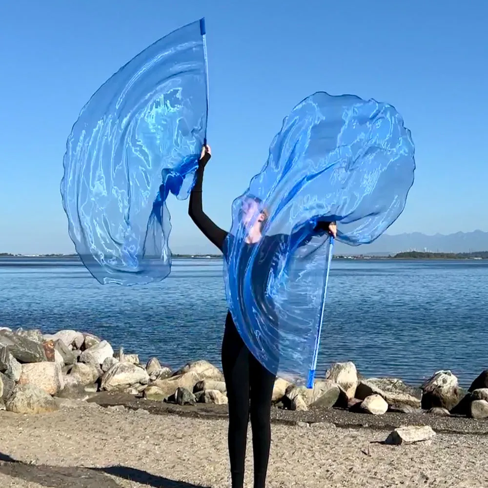 Blue Sheer Worship Flags