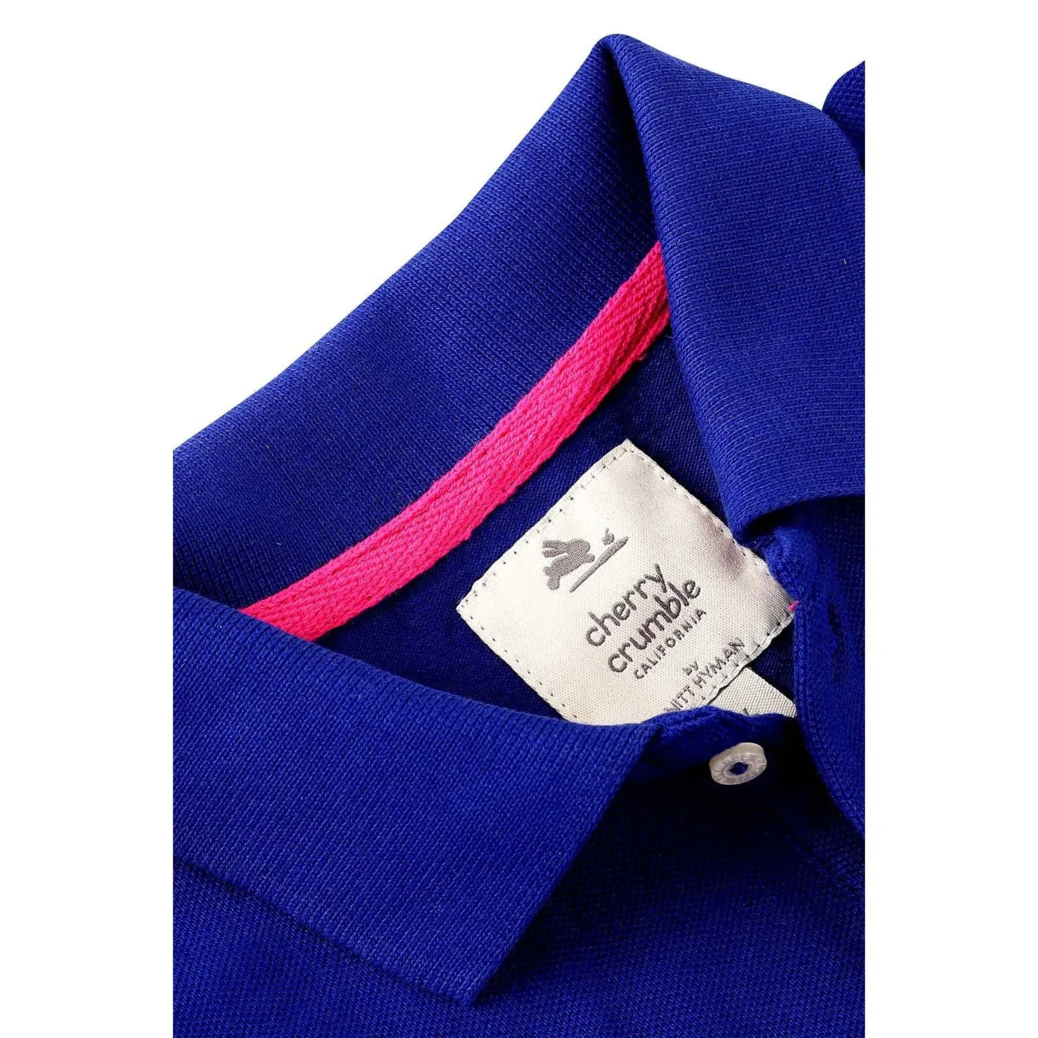 Blue Soft Organic Cotton Polo Shirt