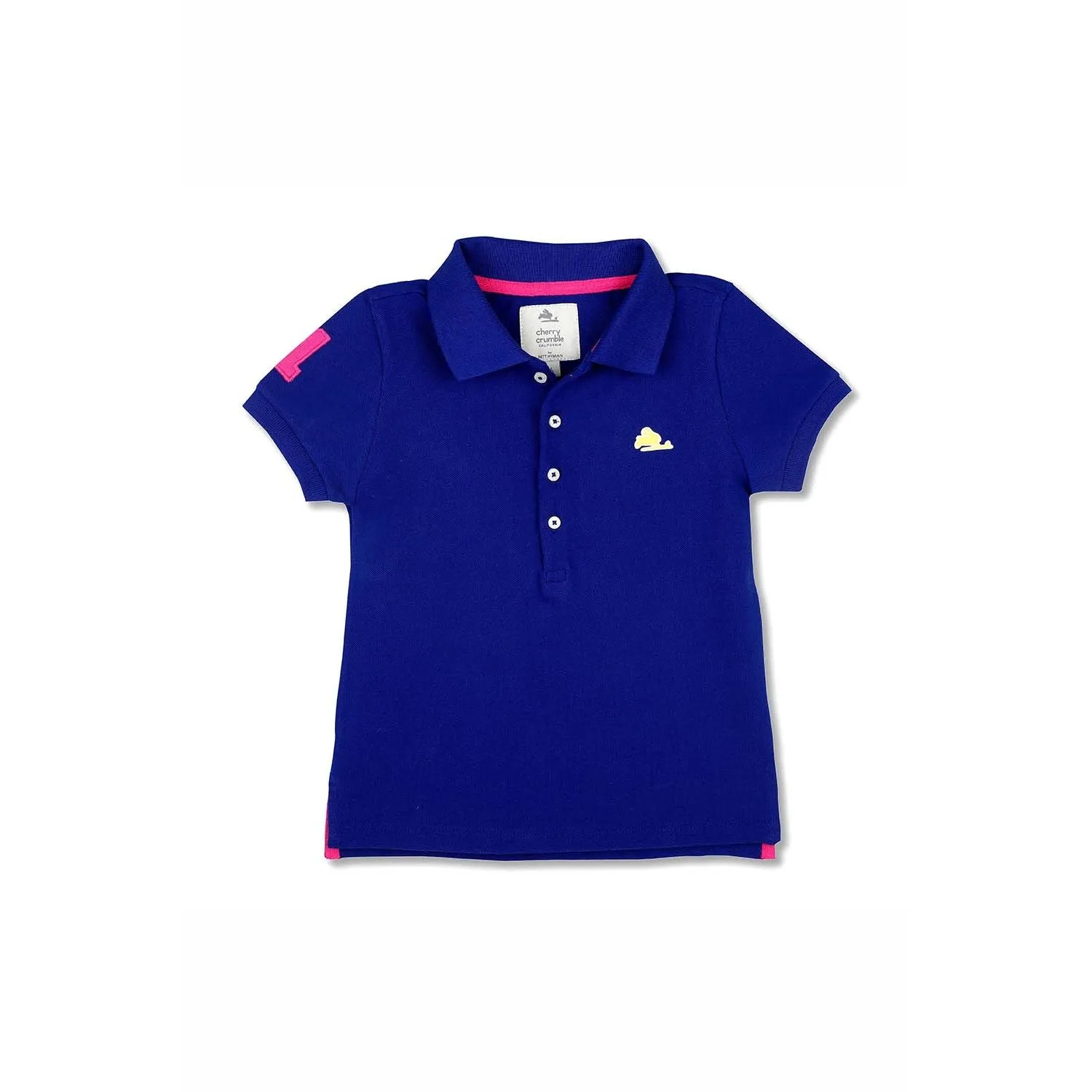 Blue Soft Organic Cotton Polo Shirt