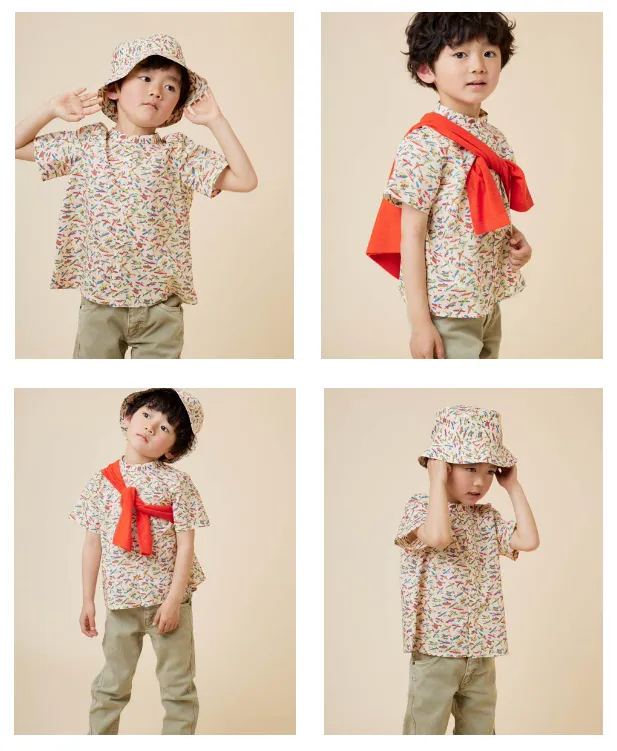 Bonpoint Boy Multicolor Connor Liberty Fabric Shirt