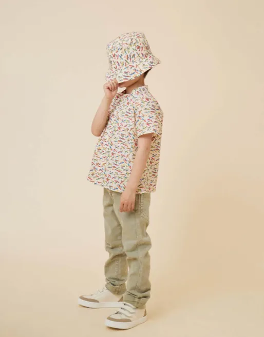 Bonpoint Boy Multicolor Connor Liberty Fabric Shirt