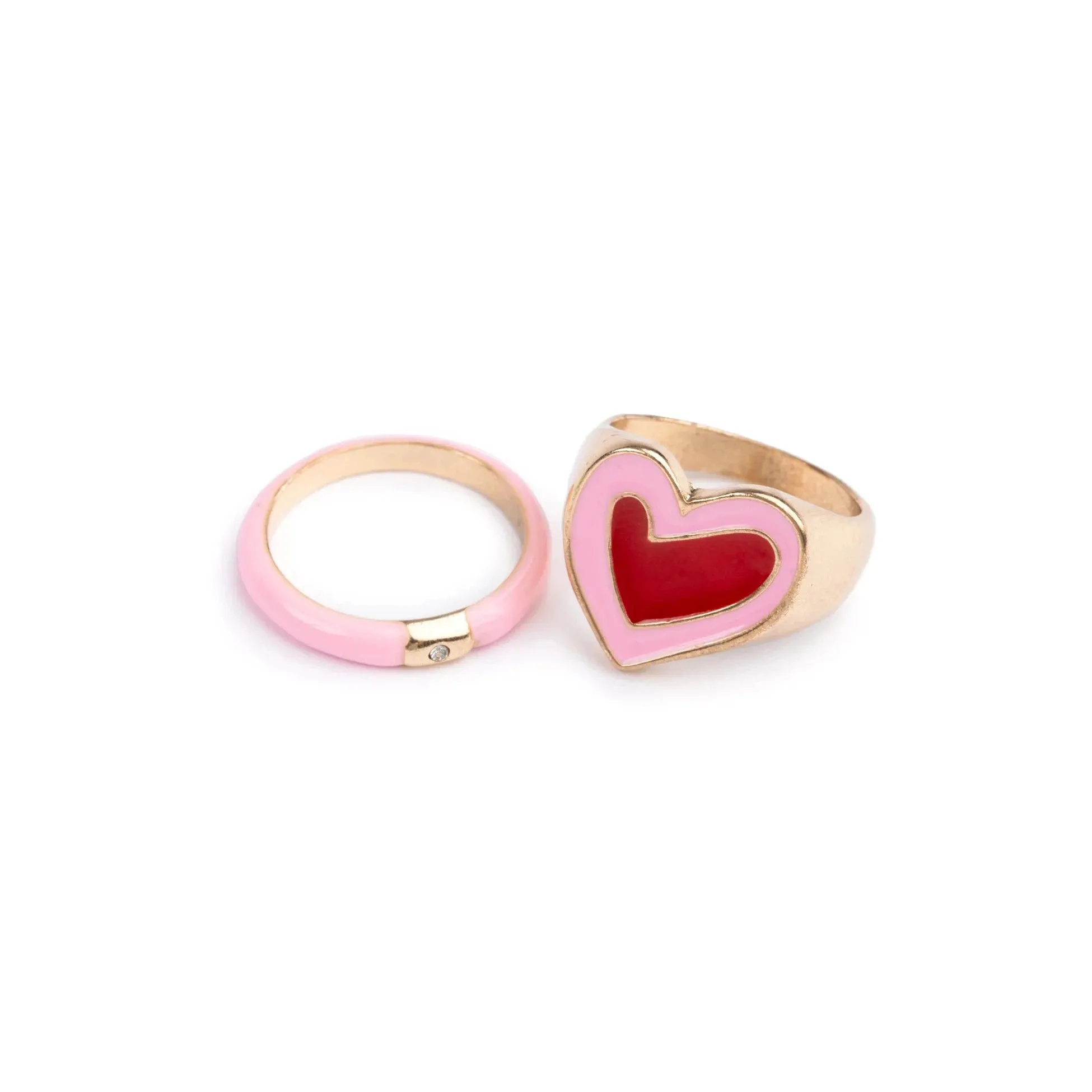 boutique chic tickled pink rings