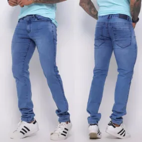 Calça Jeans Masculina Tradicional Com Elastano Lycra