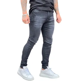 Calça Skinny Jeans Riscada Masculina