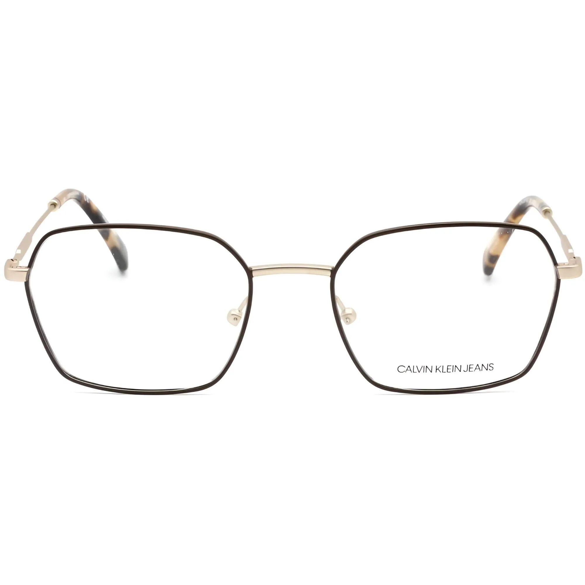 Calvin Klein Jeans Men's Eyeglasses - Satin Dark Brown Full Rim Frame | CKJ20102 201