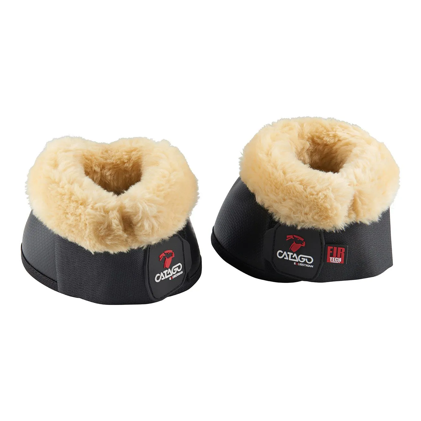 Catago FIR-Tech Bell Boots with Faux Fur - Black