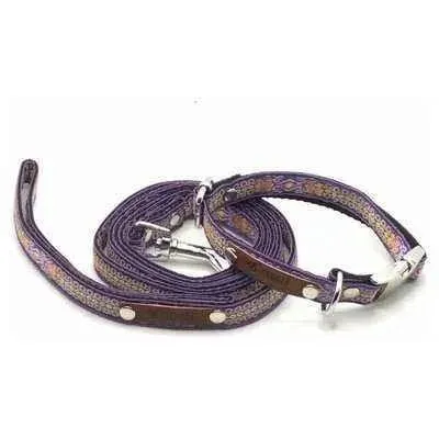 Chic Cotton Dog Collar for Small Breeds