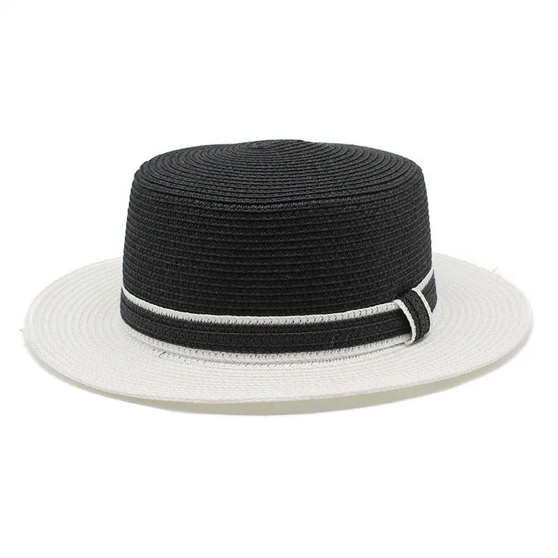 Chic Straw Boater Hat