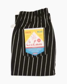 Cookman Chef Pants - Duck Canvas Stripe Black