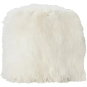 Couture Fur PR101 White Pouf