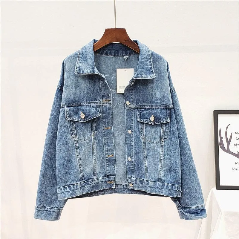 Denim Boho Beaded Vintage Jean Jacket