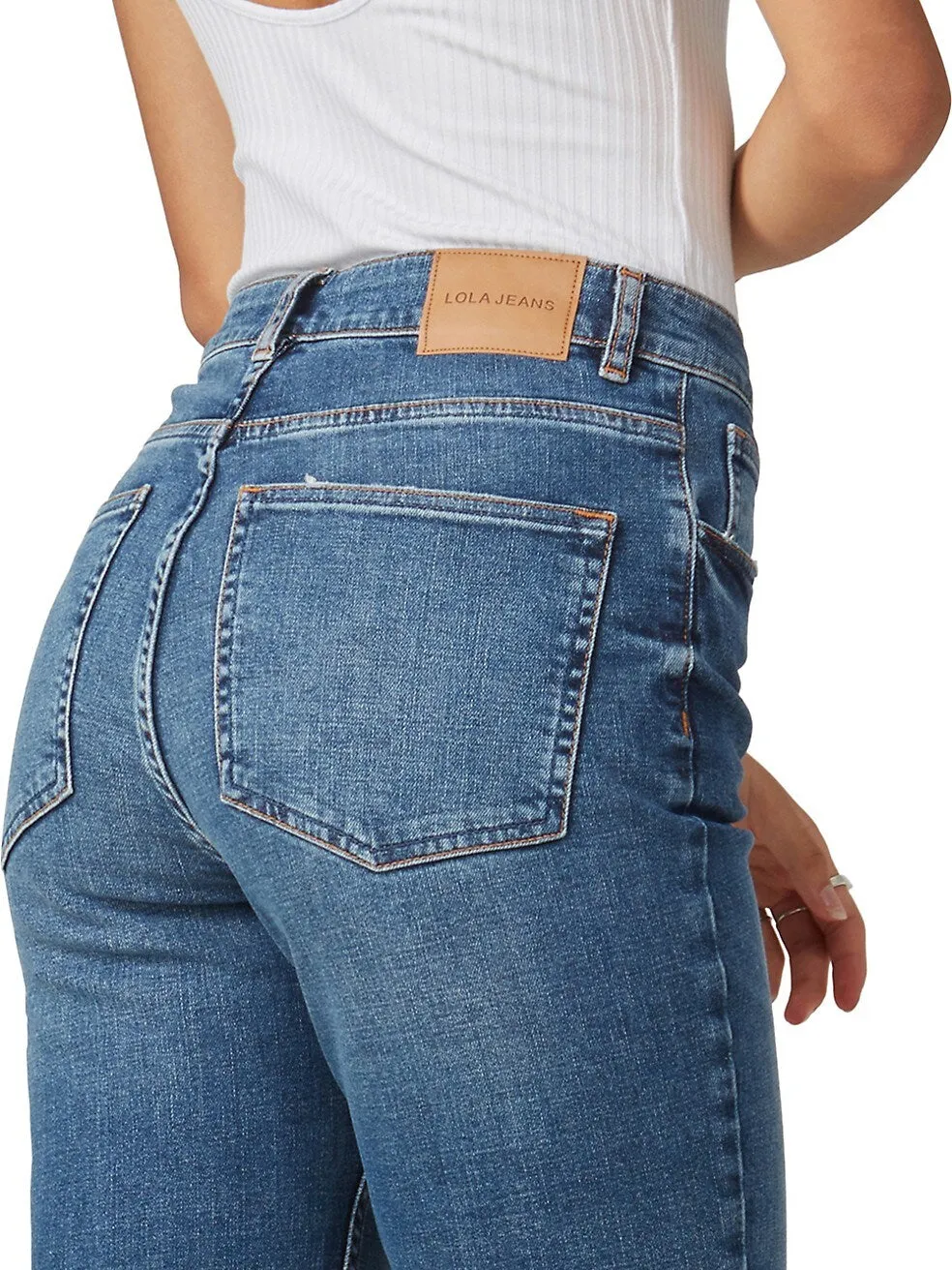 Denver High-Rise Straight Jeans