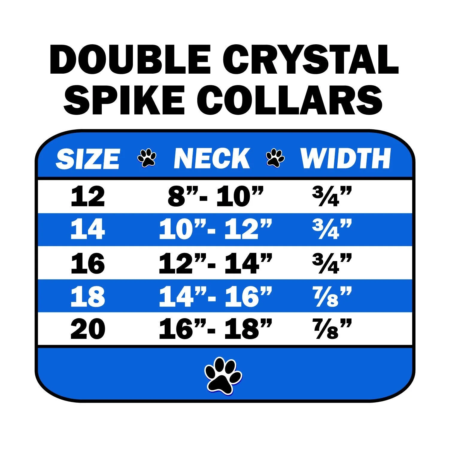 Dog, Puppy and Pet Ice Cream  Collar, "Double Crystal & Bright Pink Spikes"