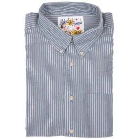 Easy Shirt - Organic Cotton Dobby - Blue