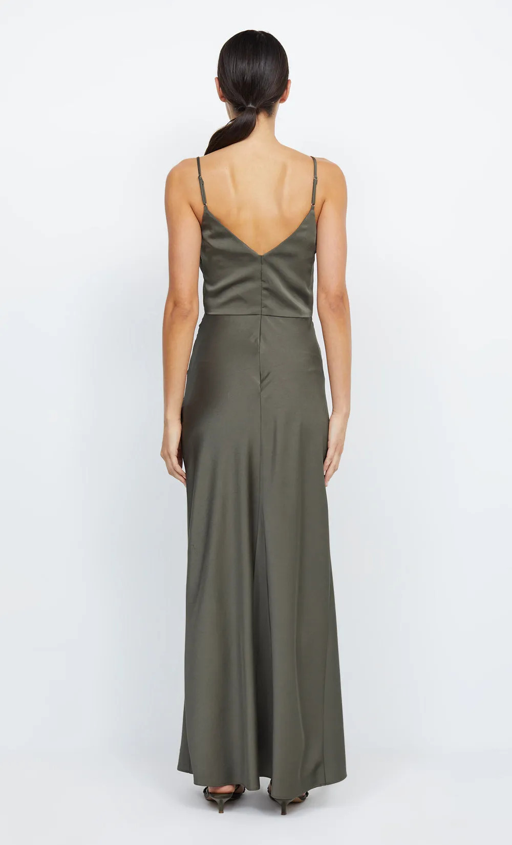 ETERNITY V MAXI DRESS - DARK WILLOW