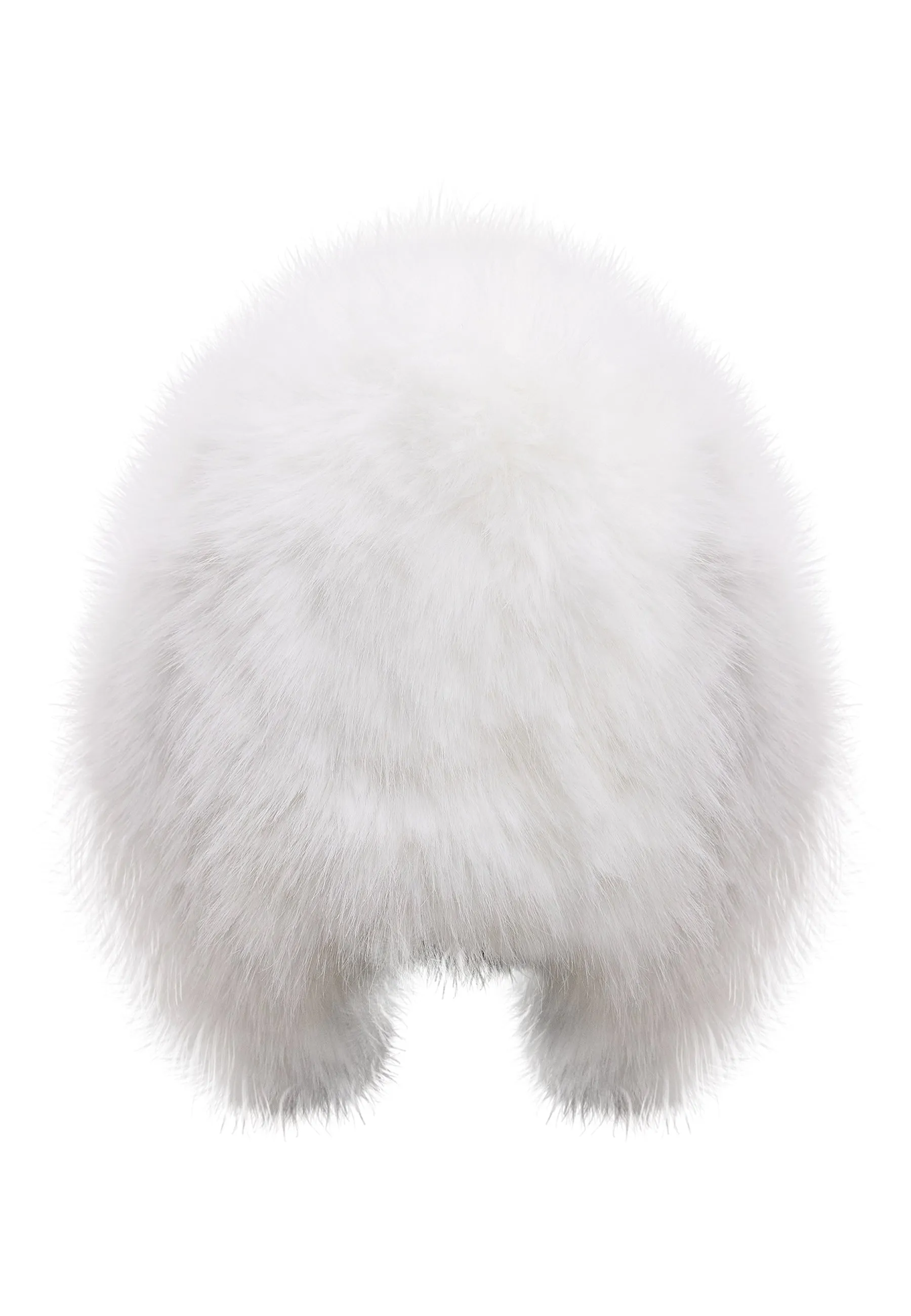 Faux Fur Hat Irina - White