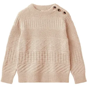 Fliink Sandshell Nova Knit Pattern Pullover