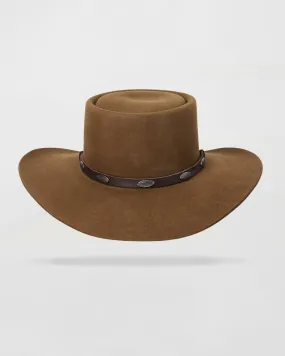 Frontier Spirit Series Felt Outdoor Cowboy Hat in Brown