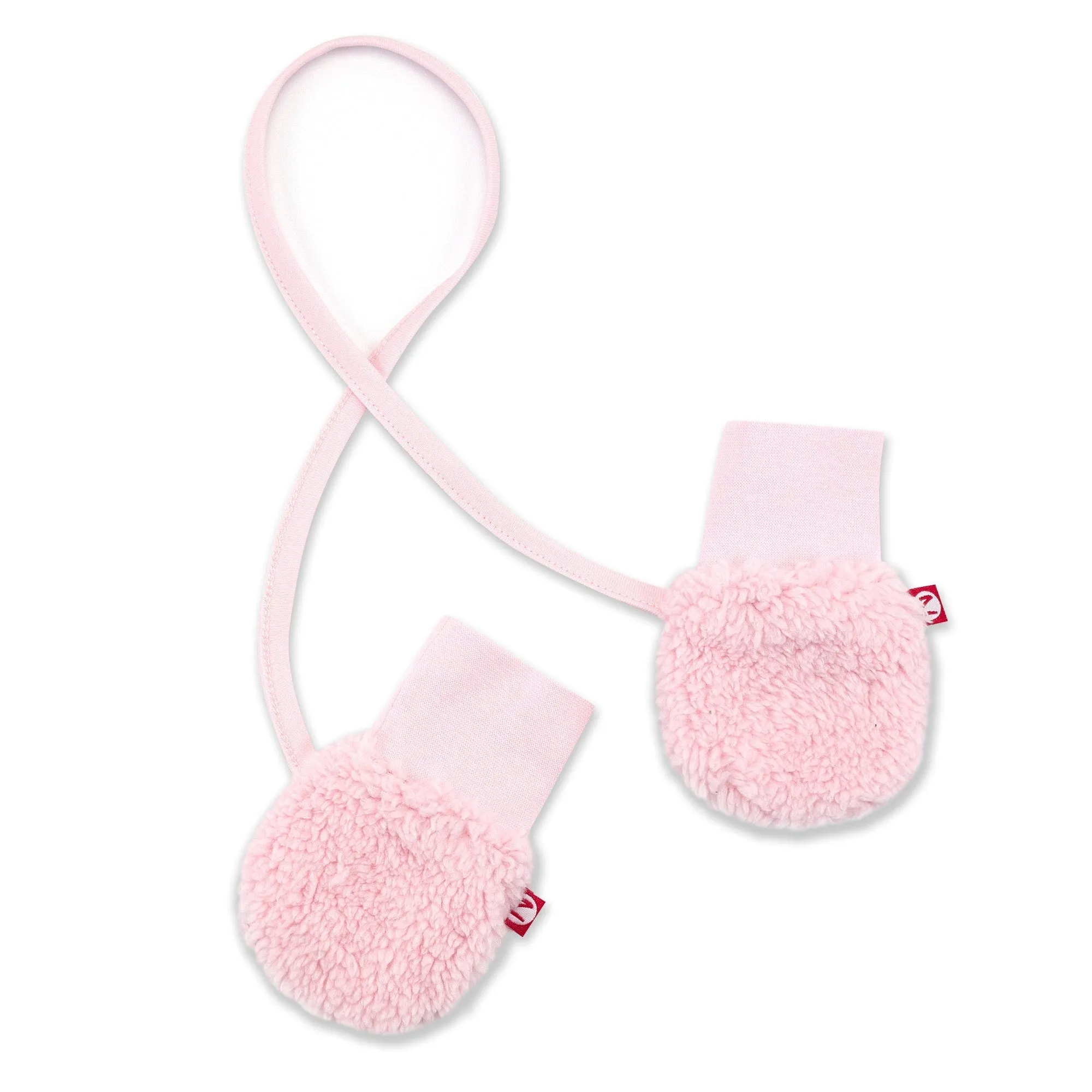 Furry Mitten - Baby Pink