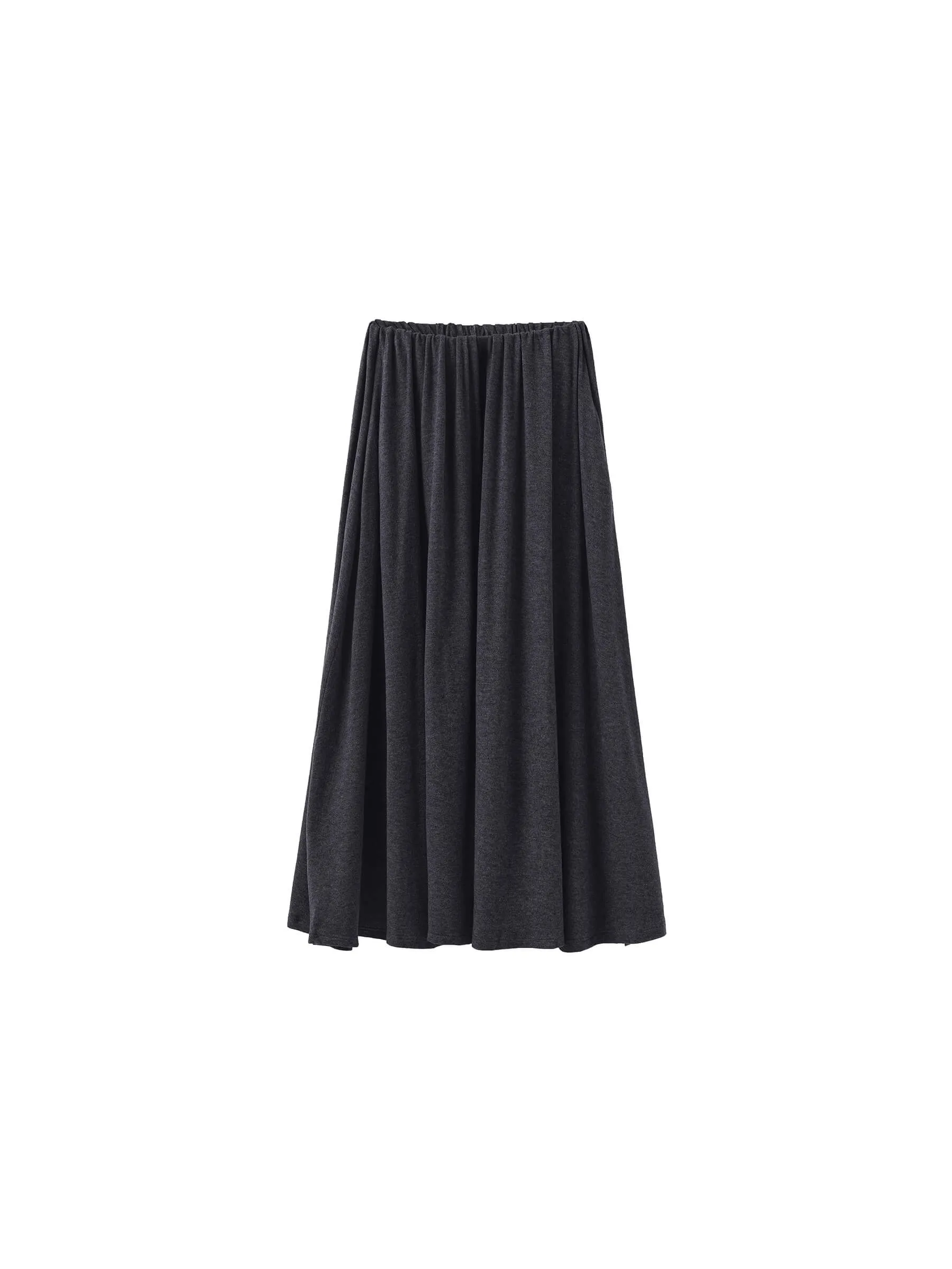 Gray Loose A-line Skirt