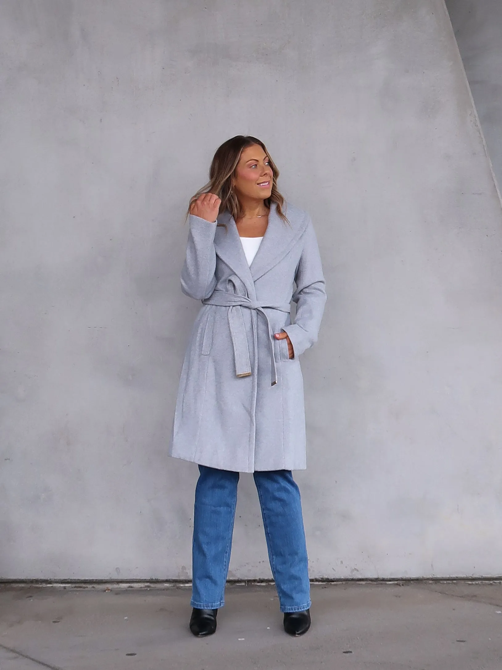 Harper Coat- Grey