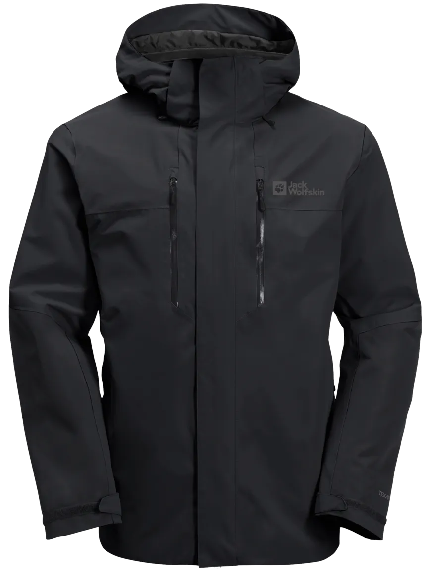 Jack Wolfskin Men&#x27;s Jasper 2-Layer Jacket Black | Buy Jack Wolfskin Men&#x27;s Jasper 2-Layer Jacket Black here | Outnorth