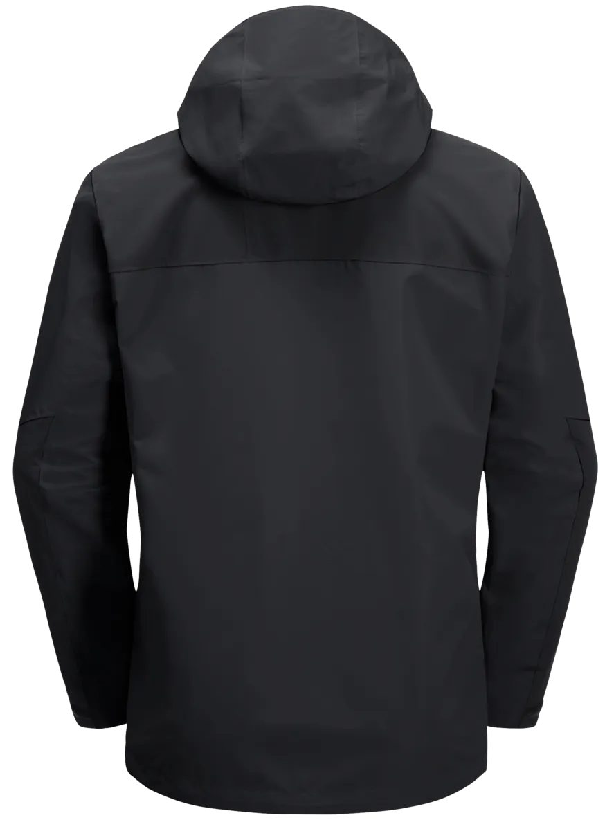 Jack Wolfskin Men&#x27;s Jasper 2-Layer Jacket Black | Buy Jack Wolfskin Men&#x27;s Jasper 2-Layer Jacket Black here | Outnorth