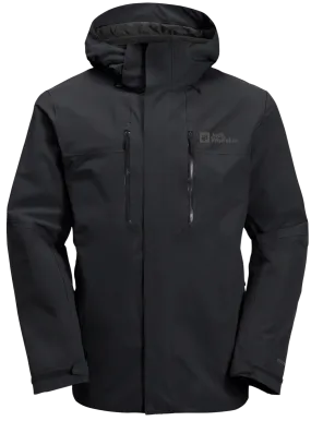 Jack Wolfskin Men&#x27;s Jasper 2-Layer Jacket Black | Buy Jack Wolfskin Men&#x27;s Jasper 2-Layer Jacket Black here | Outnorth