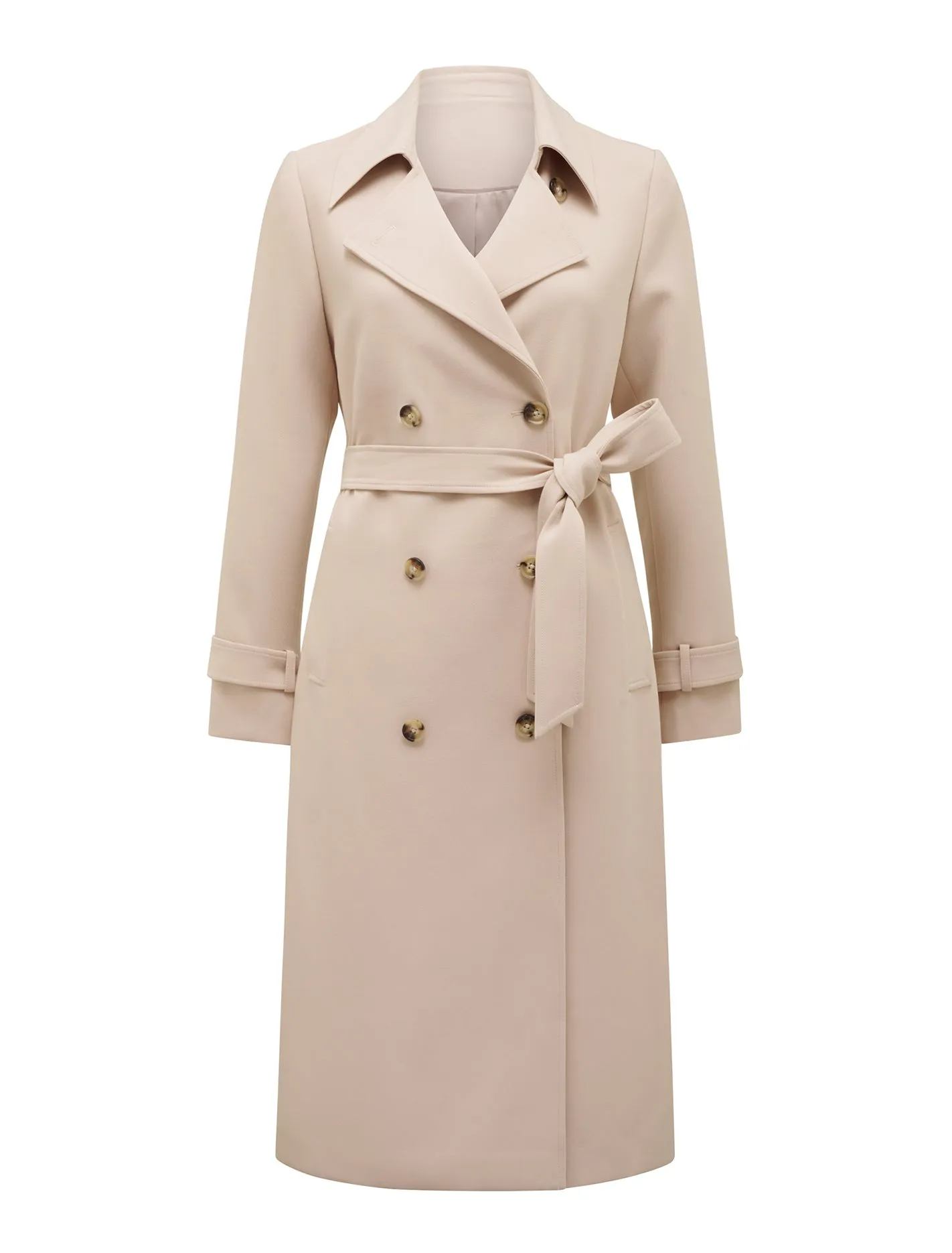 Leanne Crepe Trench Coat