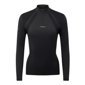 Lemieux Mia Mesh Long Sleeve Base Layer - Black