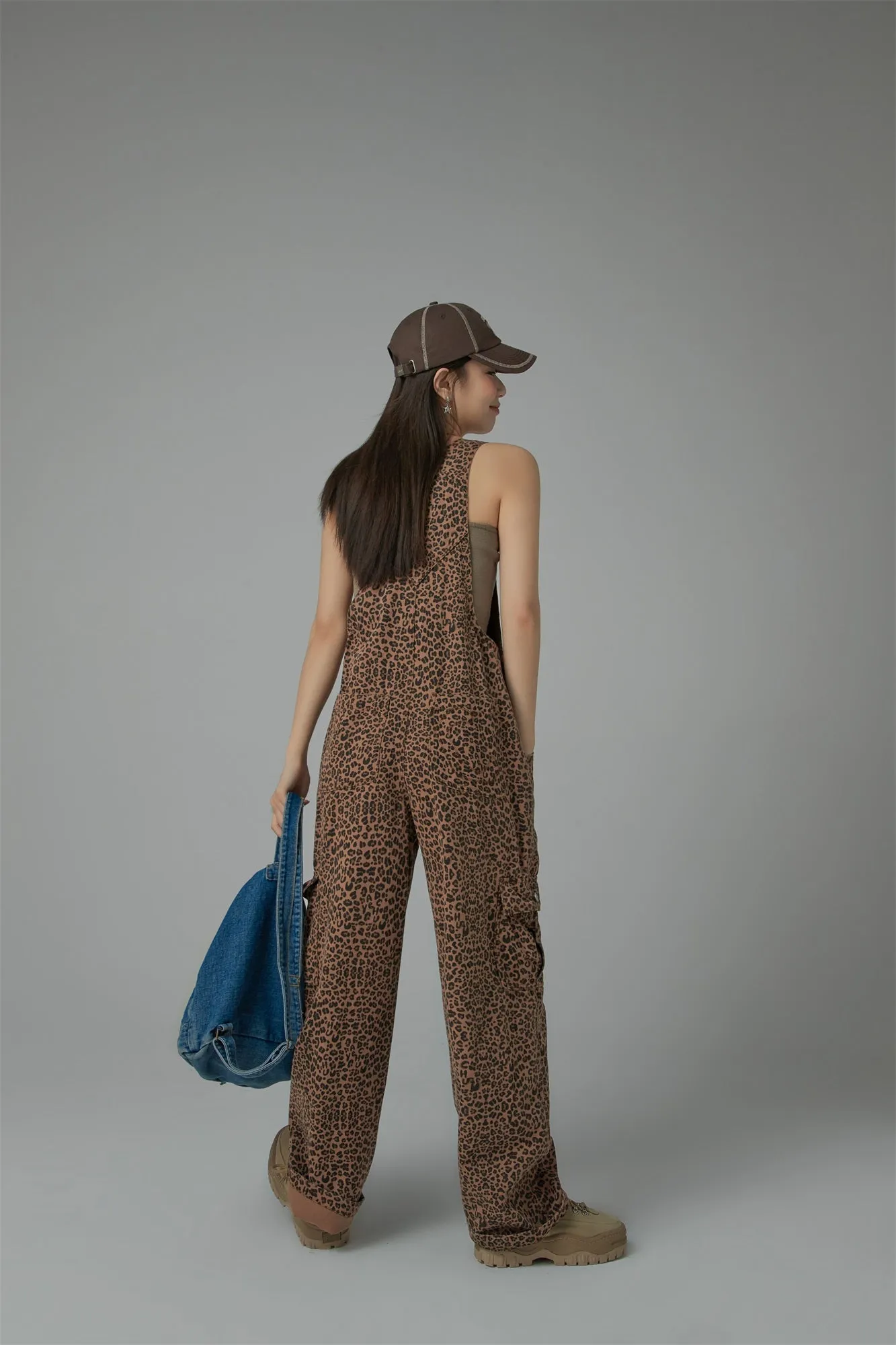 Leopard Chuu Matters Overall Pants