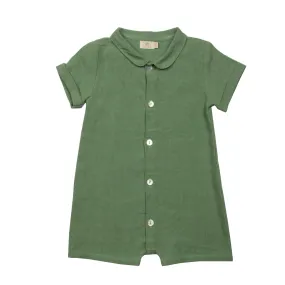 Linen Baby Overall Loden Frost