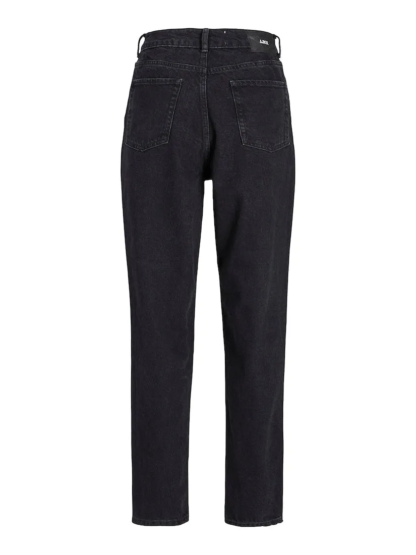 Lisbon Mom High Waist Jeans Black Denim