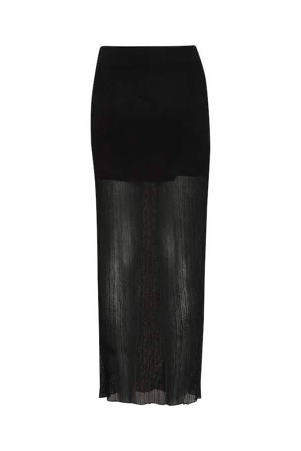 Lola Maxi Skirt (Black)