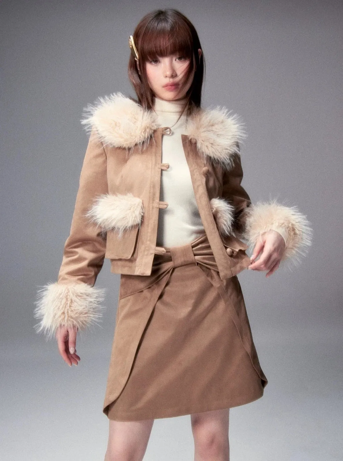 Long Fur Collar Sets