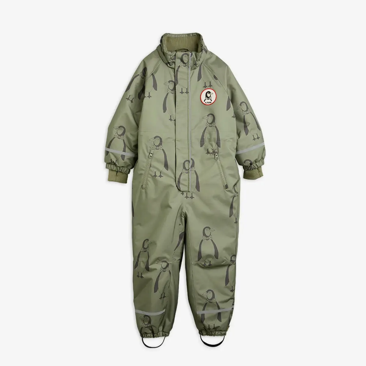 Mini Rodini Kebnekaise Penguin Overall Green