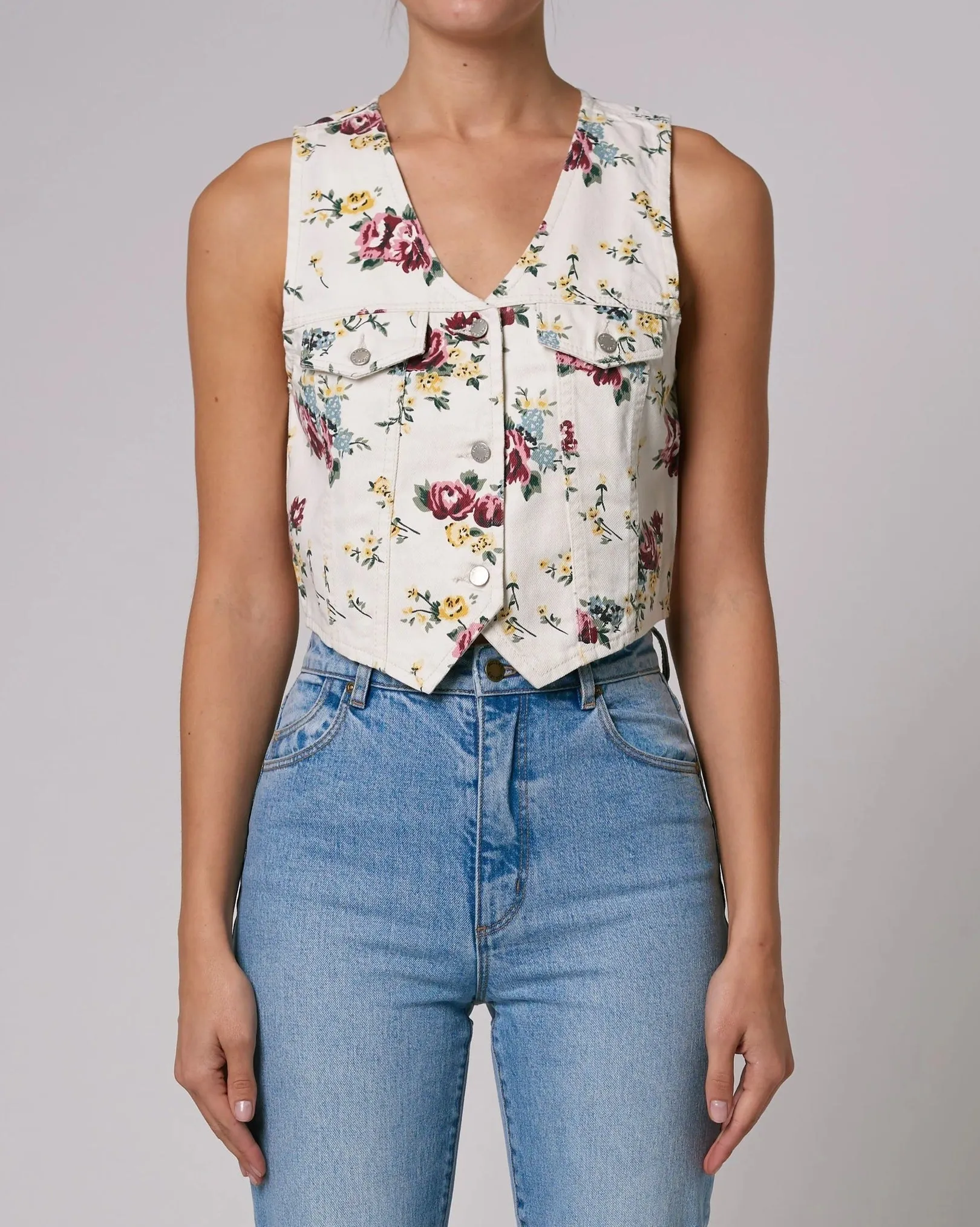 Morgan Floral Vest