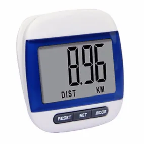 Multi-Functional Digital Pedometer Step Counter - Blue